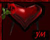 Y* Vamp Love Heart Bench