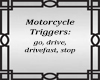 Motorcycle Sign