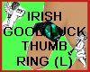 IRISH LUCK THUMB RING 