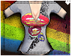 {L} Rainbow Kiss T- Grey