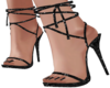 Strappy heels black