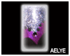 Aelye Purple Black Nails