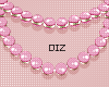 !!D Pearl Necklace Pink