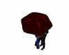 DarkRed Umbrella Kiss