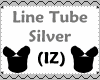 (IZ) Line Tube Silver