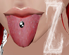 {Z} Chrome Tongue Stud