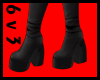 6v3| BLACK Goddess Boots