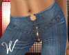 *W* Zipper Jeans
