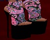 AG)sexy heels pink purpl