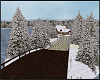 Winter Log House