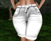 RLL White Jean Shorts
