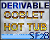 Derivable Goblet Hot Tub