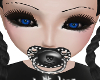 Sad Doll Black Pacifier