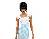 -Am-SD Bl Checker Dress