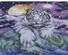 Square Tiger Rug