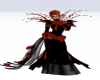 Black,Red,Gothic Gown