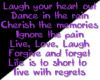 Live Love Laugh purple