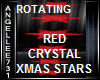 ROTATING CRYST RED STARS