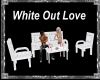 White Out Loveseat Set