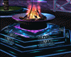 Neon Fountain Bonfire