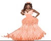 Swan Dress Peach