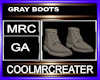 GRAY BOOTS