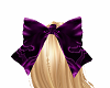 Purple Silk Bow