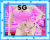 *SG| pink bear dress