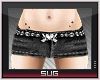 Sug* BlackJeanShortsWBlt