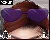 ⚓ | Heart Sunnies Prpl
