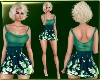 Green Floral Dress
