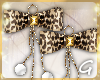 G- Leopard Bow Earrings