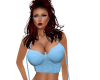 blue corset