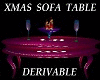 Deriv Xmas Sofa Table