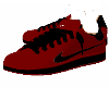 custom red n blk nikes f