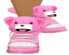 Child Pink Teddy Sneaker