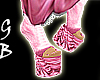 [GB] Pink Ruffles Shoes