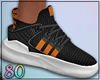 80_ Black orange Sneaker