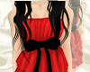 [Zn] Red-black dress