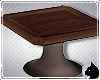 !End table wood sq