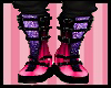 Pink/Purple Glitter Boot