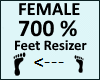 Feet Scaler 700% Female