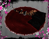 red/black Rug with Poses