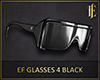 EF Glasses 4 F Black
