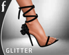 F*Black Heels+Glitter