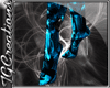 {TG} SFlower Boots-Teal