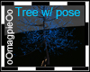 Blue Lights Tree w/ pose