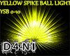 Yellow Spike Ball Light