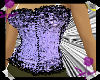 vshape purple corset