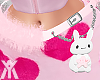 YA.Plush Bunny Belt